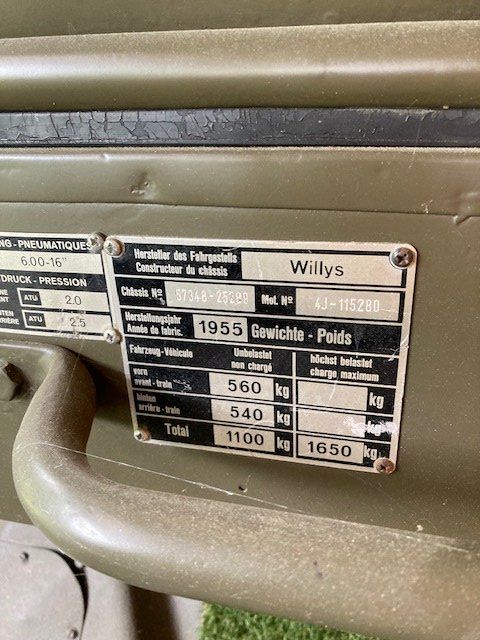 Willys Autos: Willys Overland CJ3B – Gebraucht aus Melchnau von 4917 5