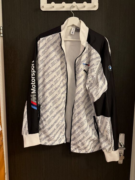 Puma BMW Motorsport Racing MMS Mens White Jacket