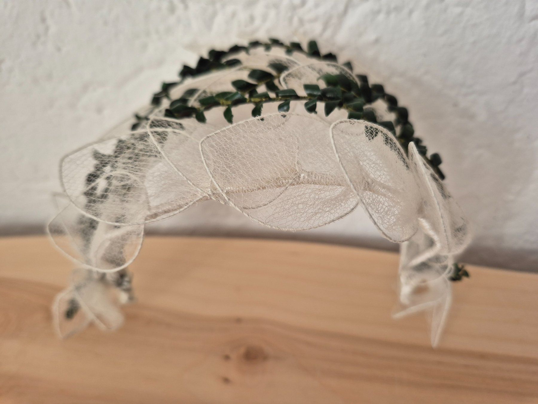 Haarschmuck: Set- Myrtenkranz und Schleier, antik – Gebraucht aus Bern von aronari 3