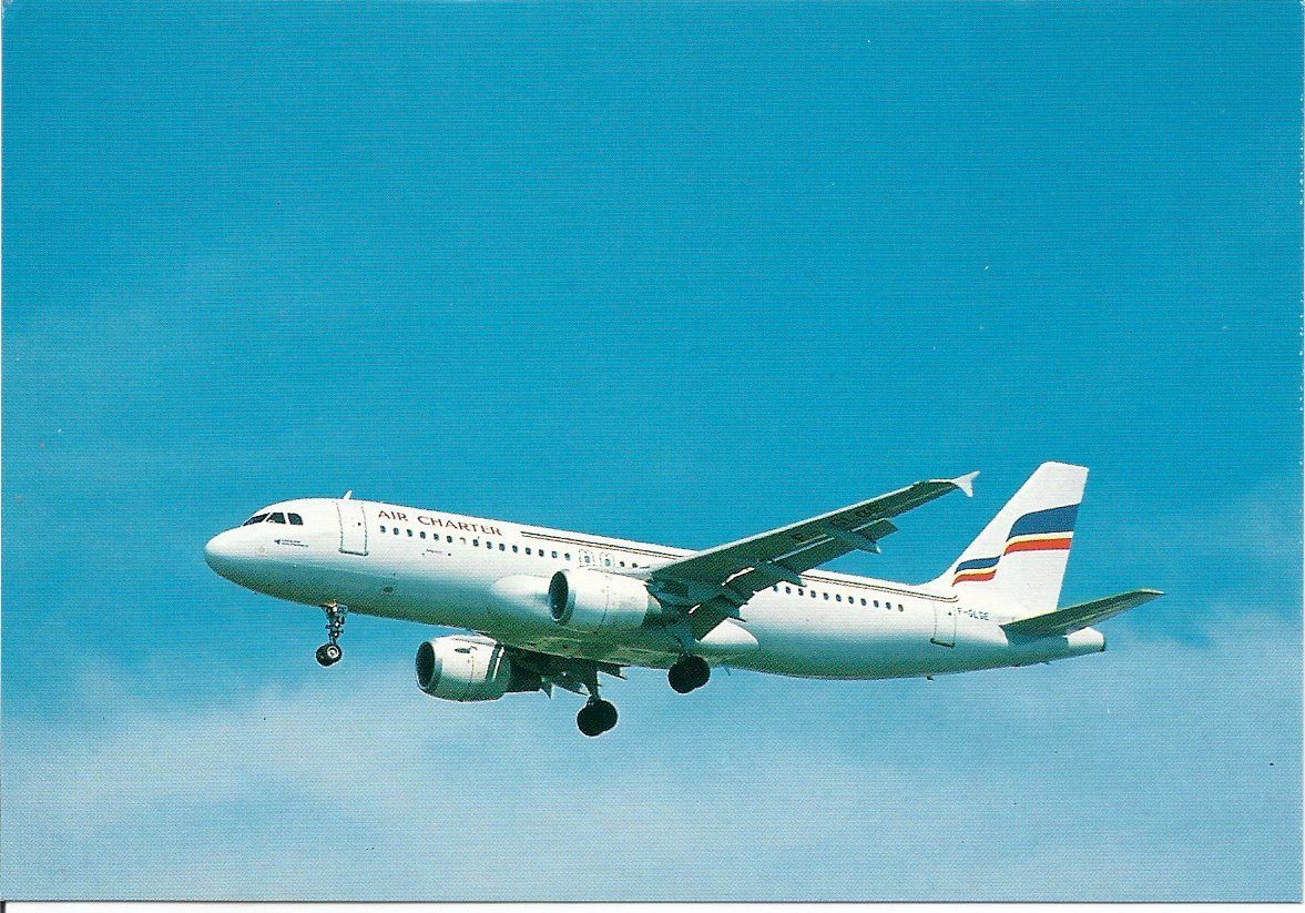 Cartoline postali: Air Charter A320 F-GLGE – Nuovo e nell'imballaggio originale da Thun venduto da Abigboss