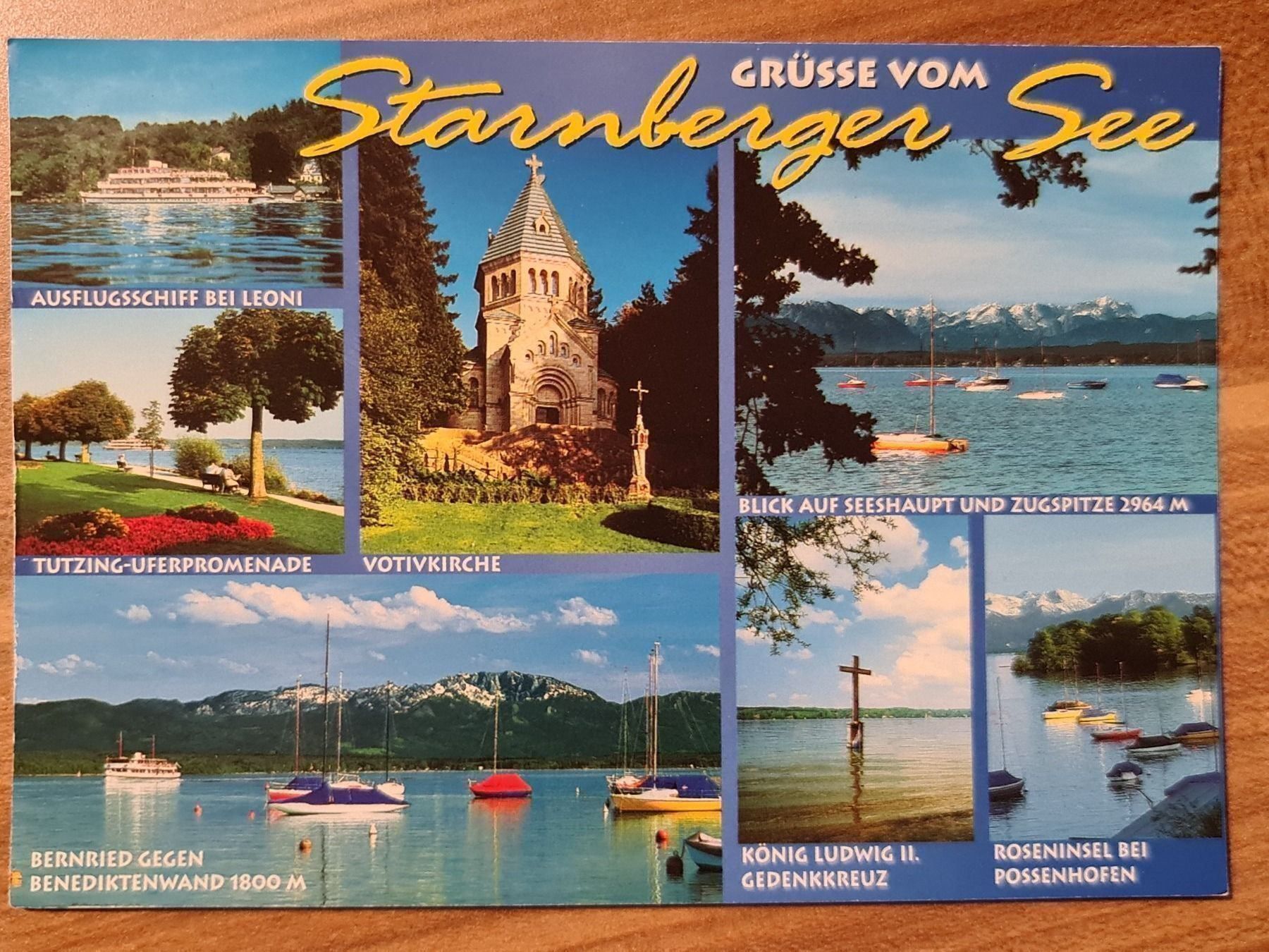 Cartoline postali: Ansichtskarte Starnberger See – Usato da Dintikon venduto da Vexi