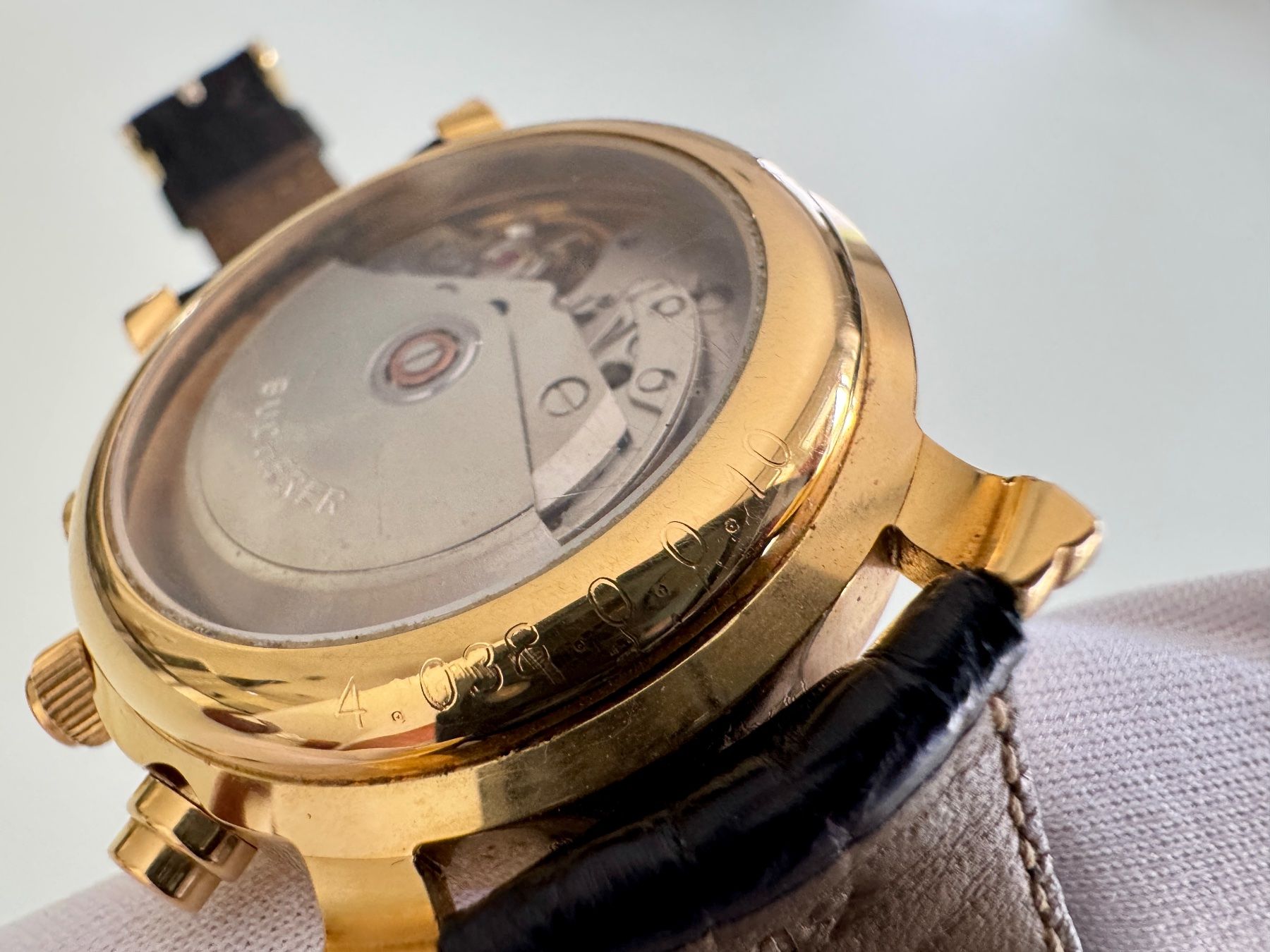 Bucherer Uhren: Bucherer Day-Date Chronograph - Réf. 4.038.0.0.10 – Gebraucht aus Geneve von iBest 7