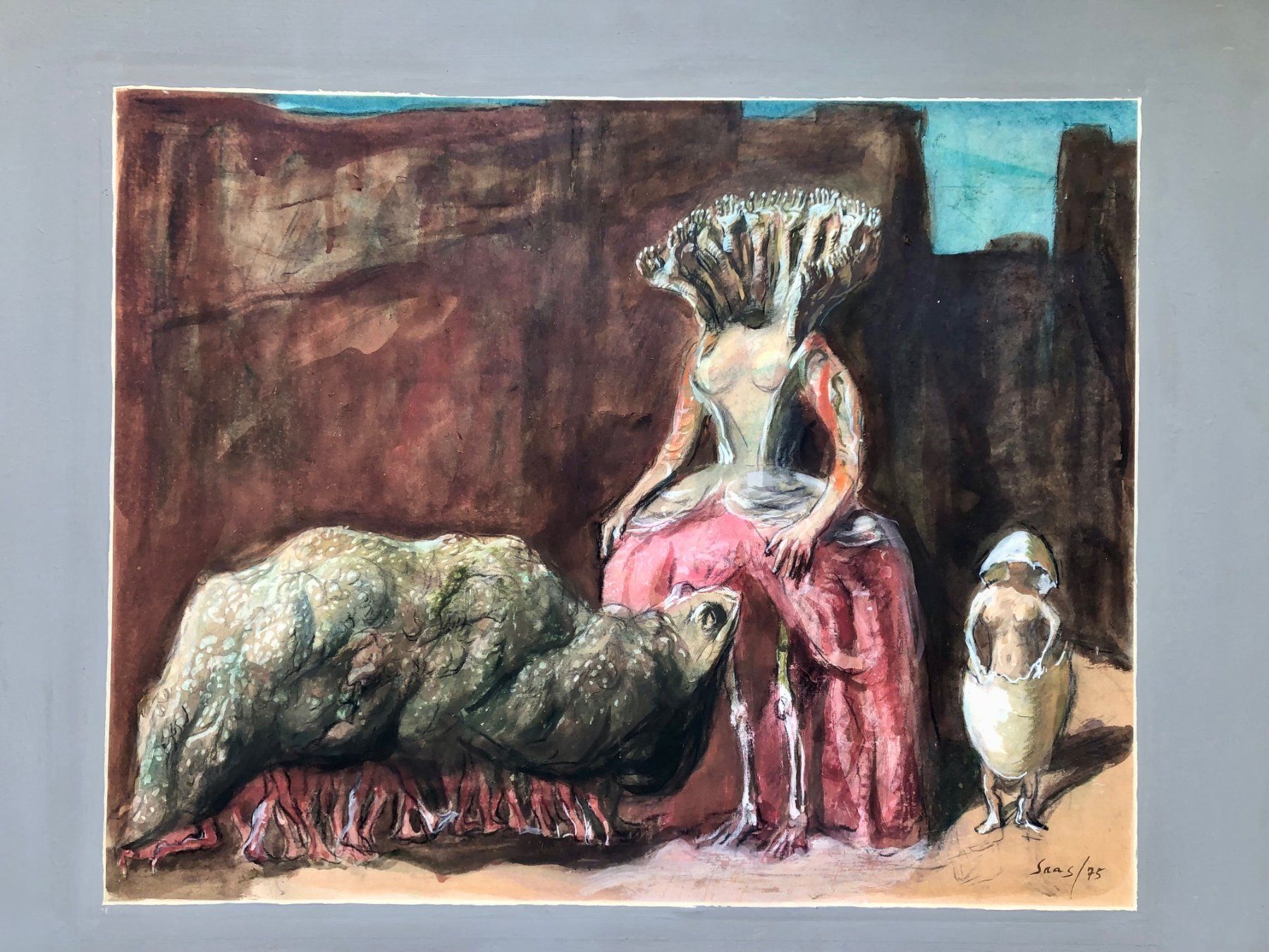 Gemälde: Ölbild von Hans Ulrich Saas / Sanary – Gebraucht aus Winterthur von Barunggeli 1
