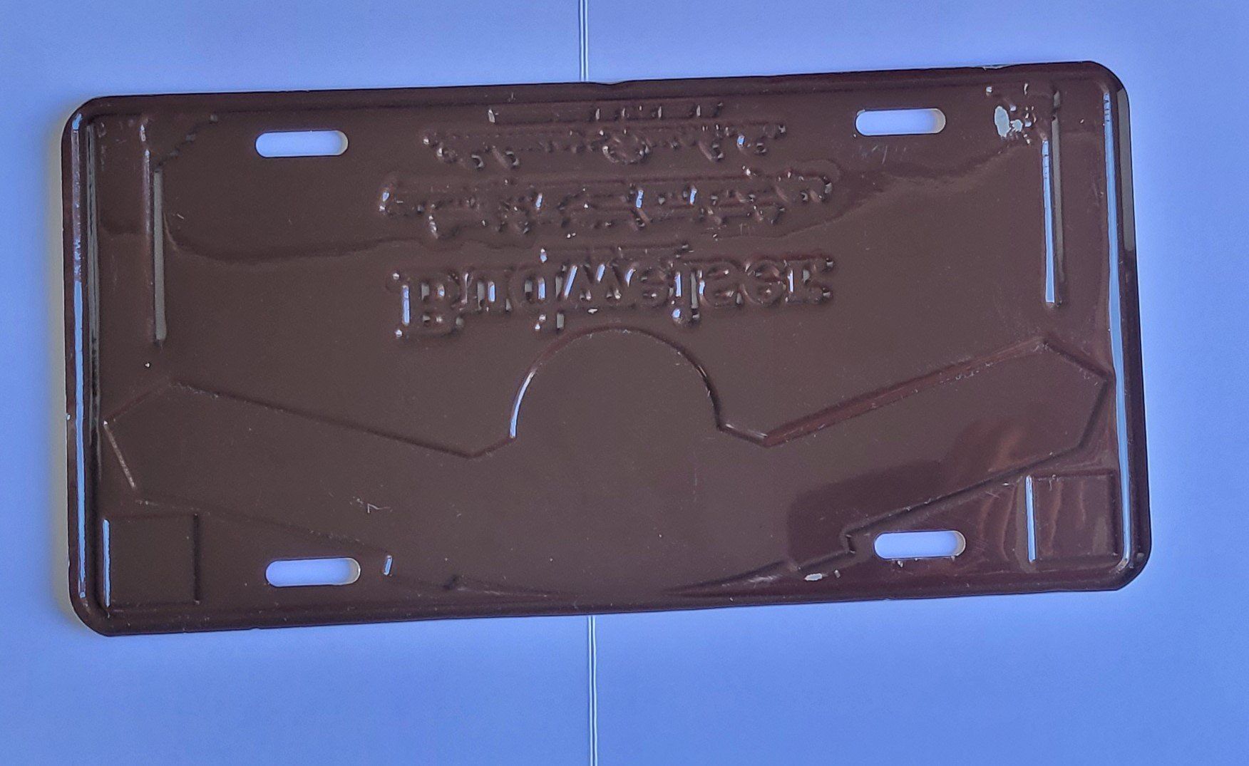 Budweiser Schilder: Budweiser Blechschild – Gebraucht aus Zürich von Avd 3