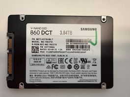 3.84 TB (3840 GB) Samsung V-NAND SSD 860 DCT