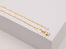 Halskette 18Kt. Gelbgold mit Karabinerverschluss  60 cm neu