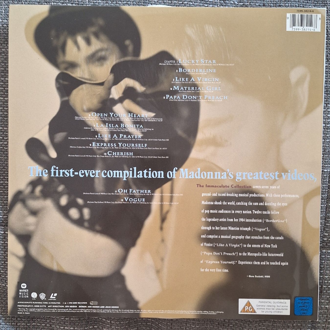 Dischi in vinile: Madonna Immaculate Collection Laserdisc – Usato da Luzern venduto da thomarco 1