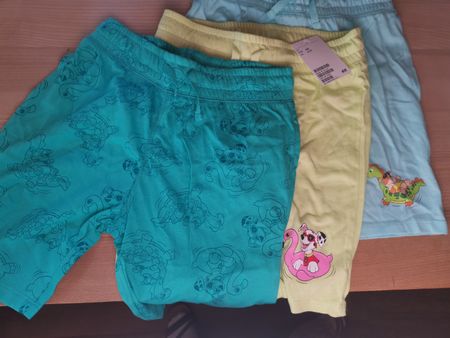 3x Shorts Kurzhosen Jungen Gr. 122 H&M Neu Paw Patrol