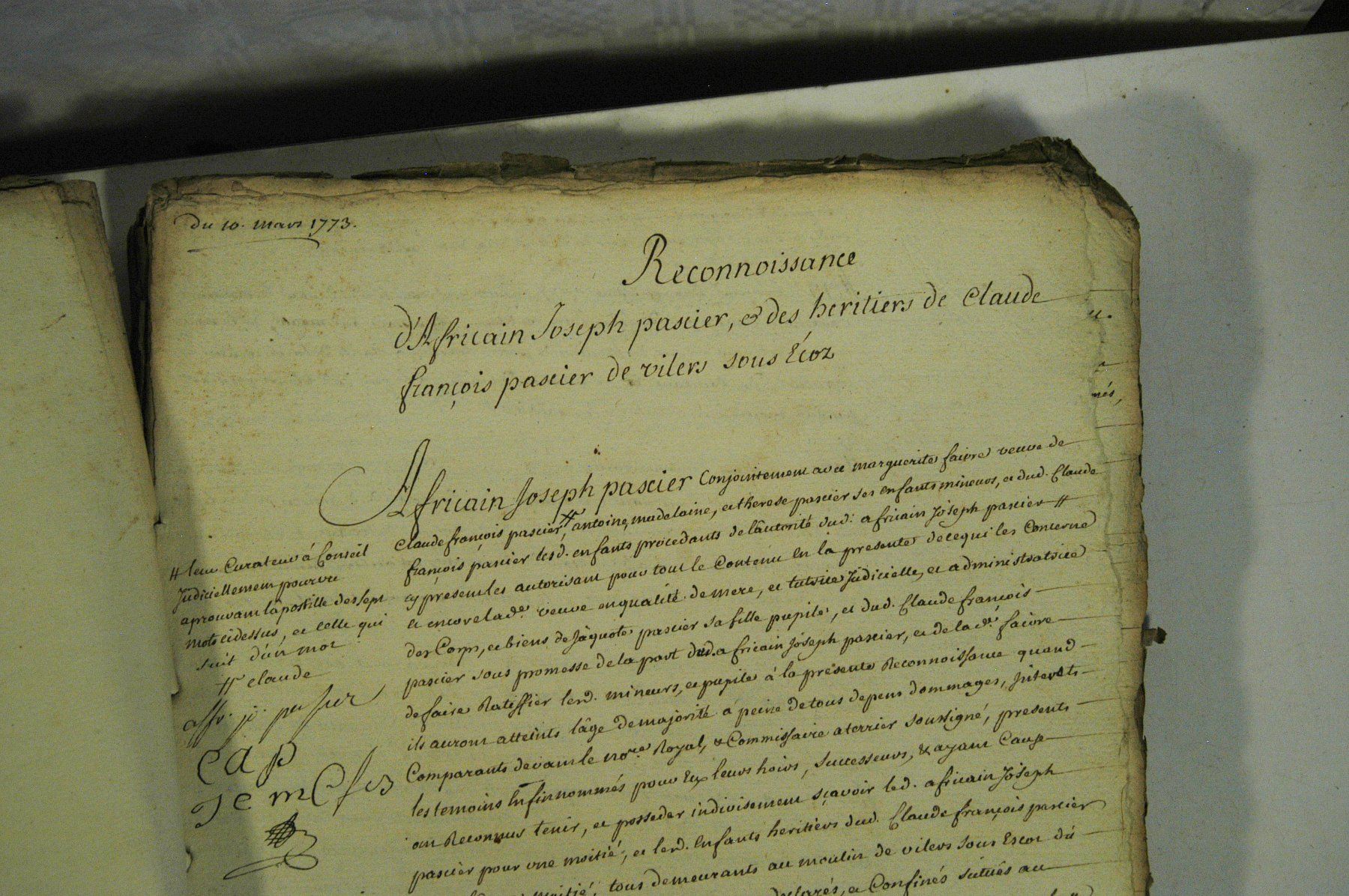 Libri: Alte Handschrift 2 Bücher 1772 Frankreich – Usato da Herisau venduto da Wisen 1