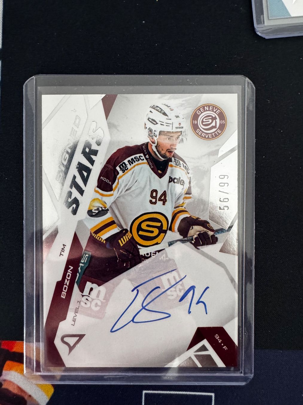 Sportzoo Carte collezionabili: Signed Stars lvl.1 Bozon 56/99 – Usato da Estavayer-le-Lac venduto da fav_7cfn