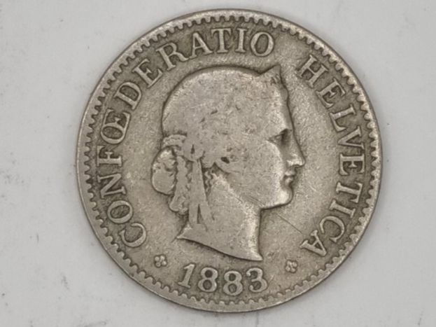 Tutti le monete: 10 rappen 1883 – Usato da Bure venduto da chap981