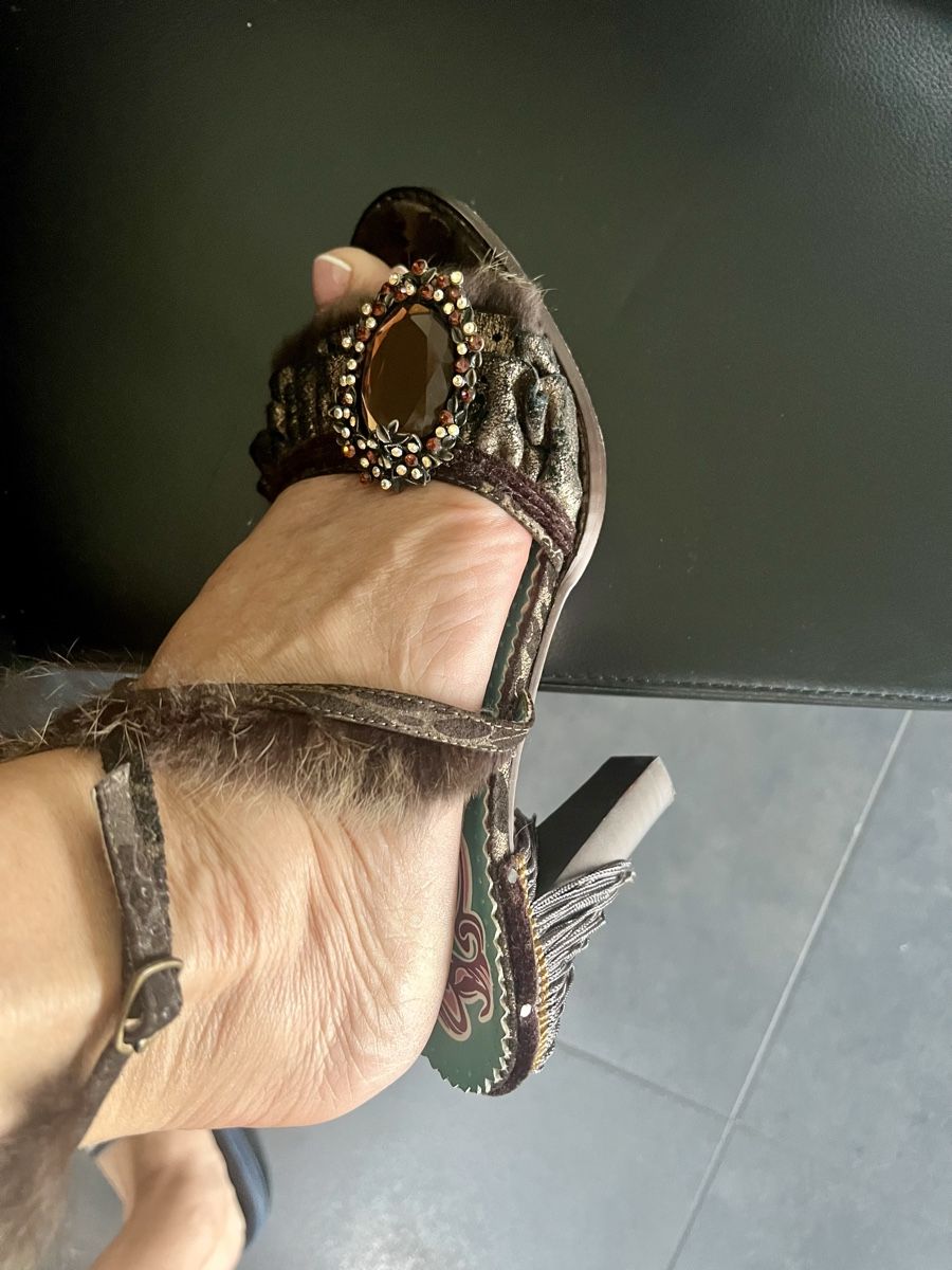 Scarpe da donna: Sandale marron (Irregular )T 37 en cuir – Nuovo (secondo la descrizione) da Porrentruy venduto da SYANKA 3