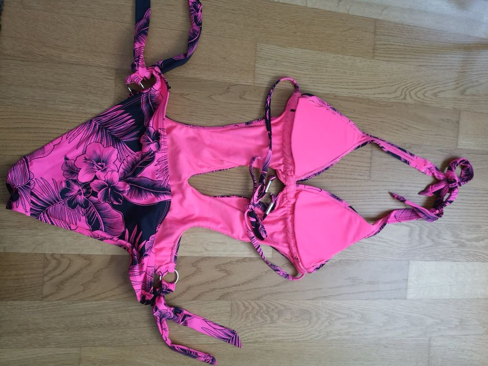 Monokini Gr. 38 mit Blumenmuster 3
