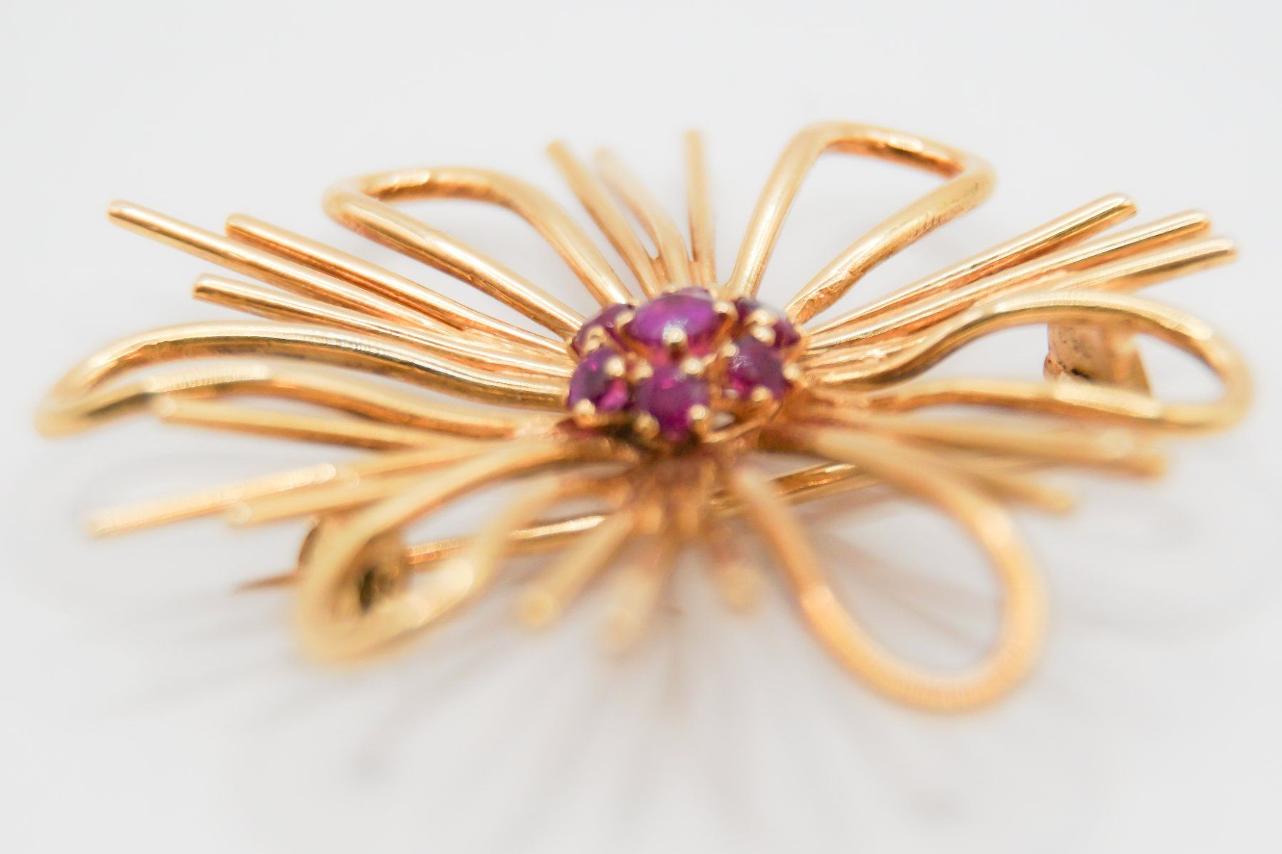 Spille & Fermagli: Broche en Or 18 carats / 750 - rubis – Usato da Bogis-Bossey venduto da VNT-GE.ch 4
