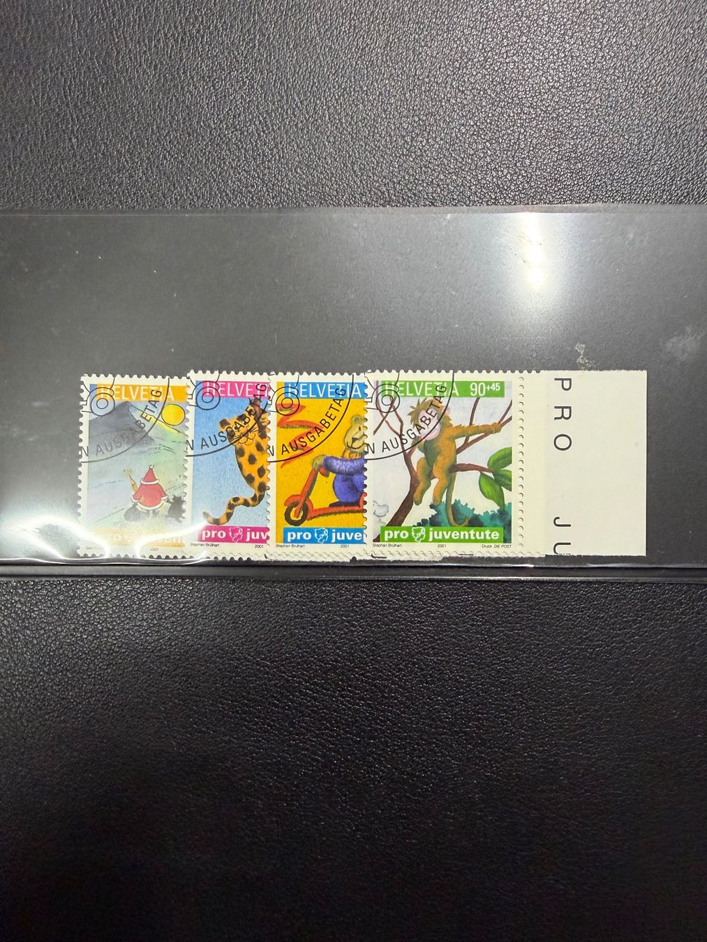 Alle Briefmarken: Pro Juventute 2001 Serie ET – Gebraucht aus oberrüti von jeanmei