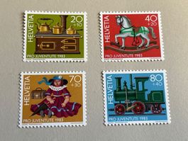 Briefmarke - Schweiz - Pro Juventute 1983 - postfrisch