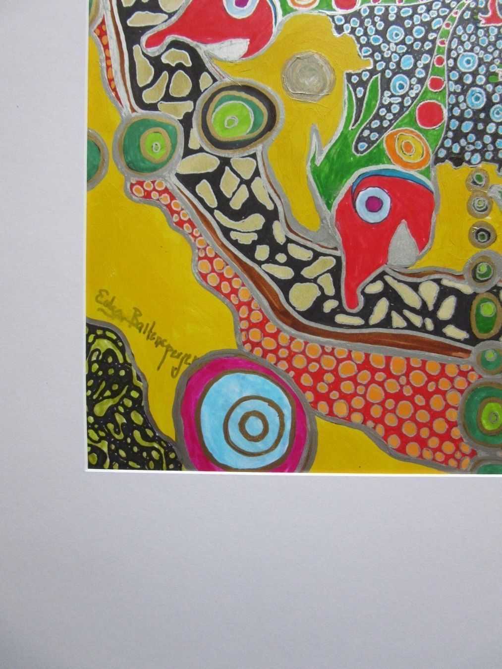 Posters & Illustrations: EDGAR BALTENSPERGER  ORIGINAL MISCHTECHNIK SIGNIERT – D'occasion à Gersau par grafik-kunst 3