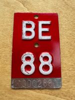 Geburtstag - Velonummer, Fahrradnummer, Veloschild BE 88