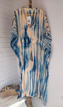 Boho-Chic Tie-Dye Kaftan – Free Size | Handmade & Unique