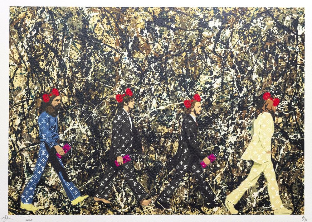 DEATH NYC «Beatles & Jackson Pollock», lim. Kunstdruck Kaufen auf Ricardo
