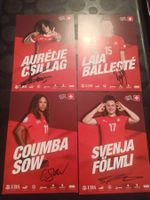 Set  - 4x handsignierte SFV Autogrammkarten ⚽🇨🇭