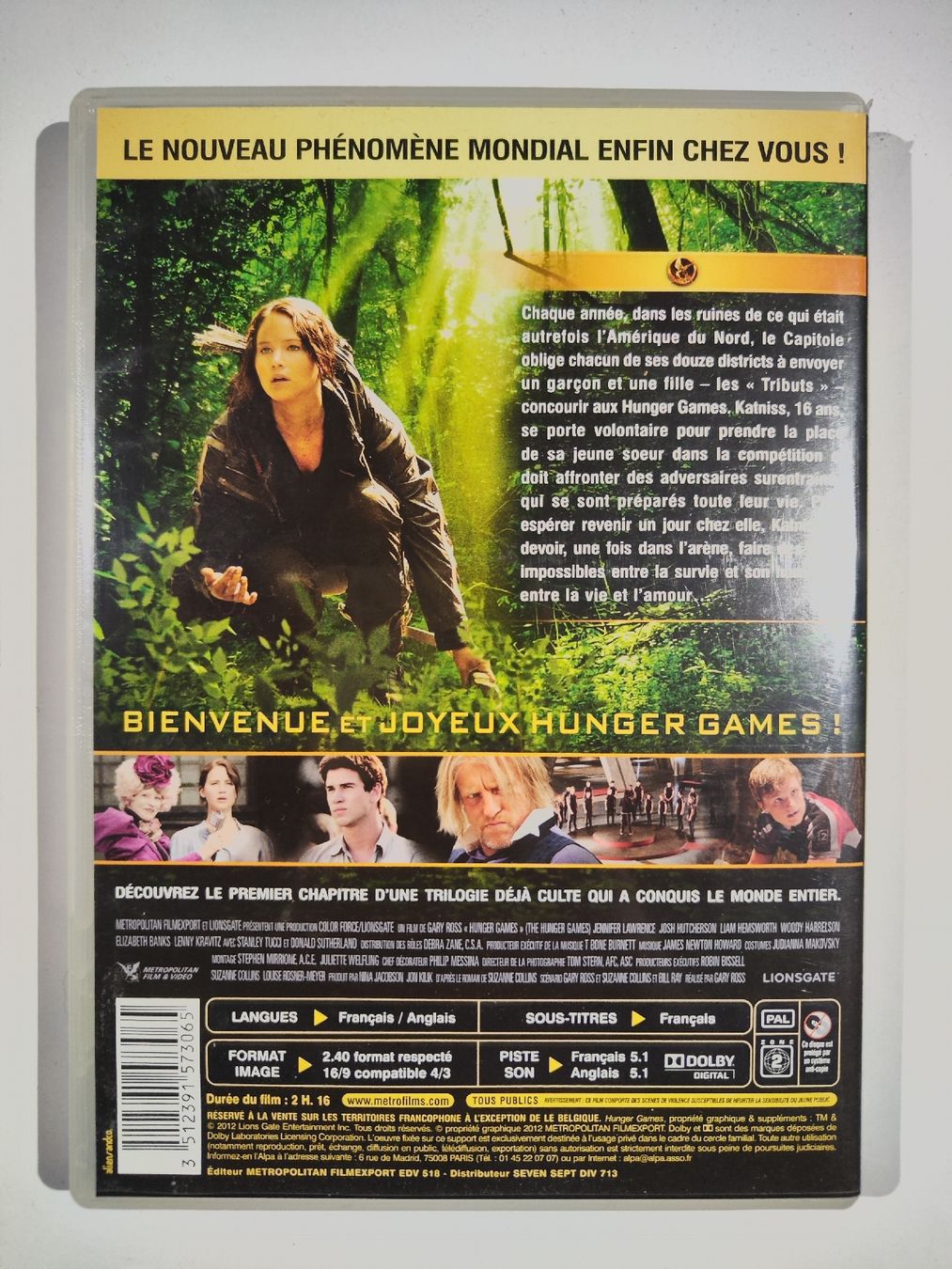 Tous les DVDs: DVD - Hunger Games – D'occasion à Commugny par Teksen 1