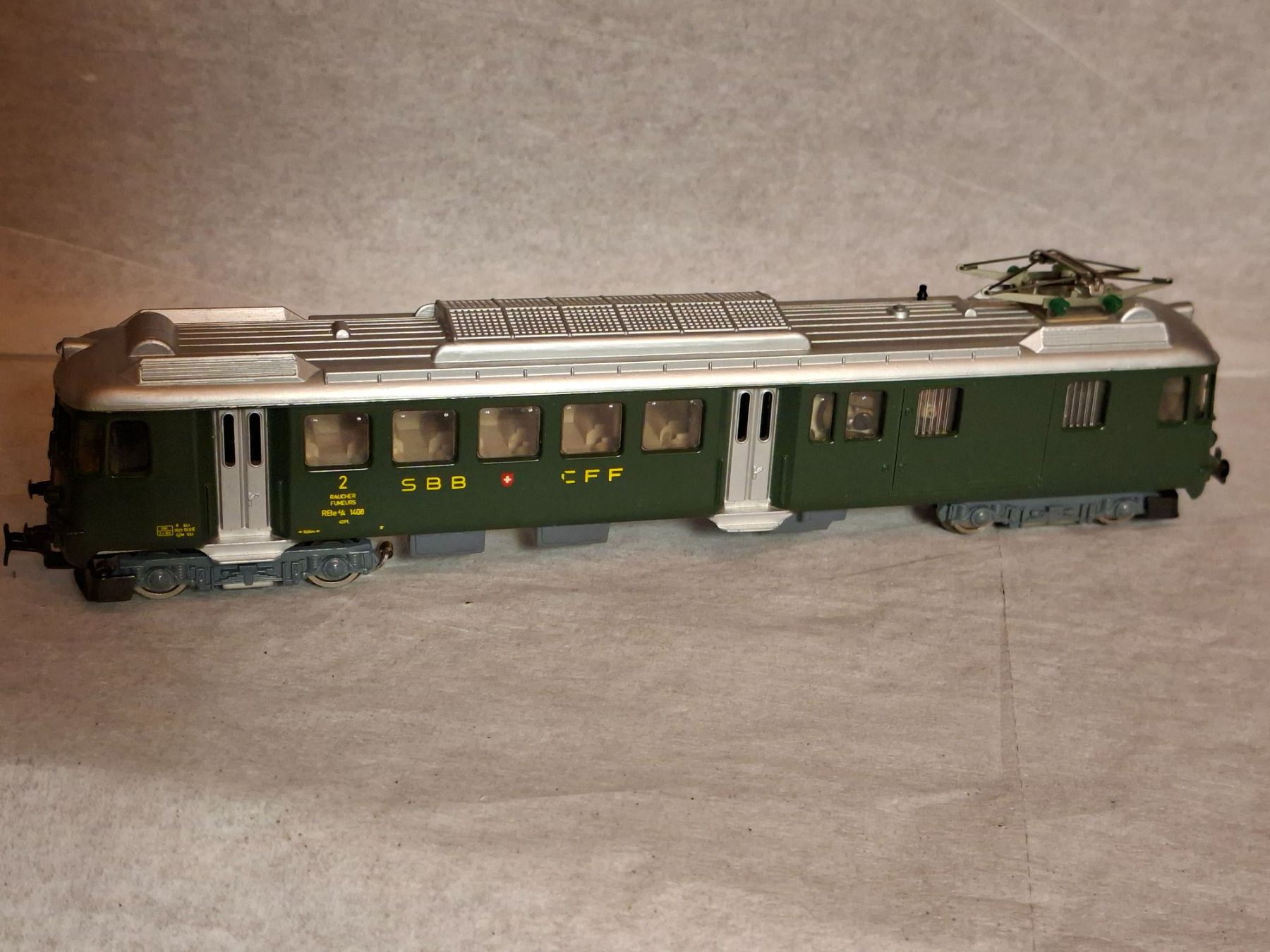 Hag Modellini di ferrovie: H0 Lok HAG Triebwagen RBe 4/4 – Usato da Lohn-Ammannsegg venduto da schwerti53 2