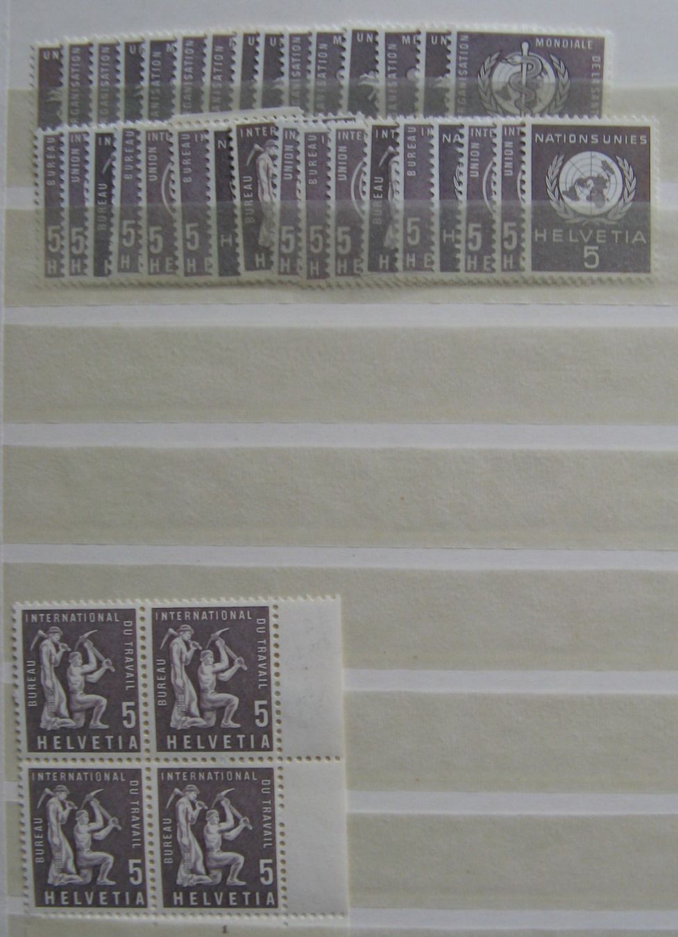 Alle Briefmarken: Ämtermarken aus den Jahren 1955 - 1963 postfrisch – Neu (gemäss Beschreibung) aus Frauenfeld von Interessent1