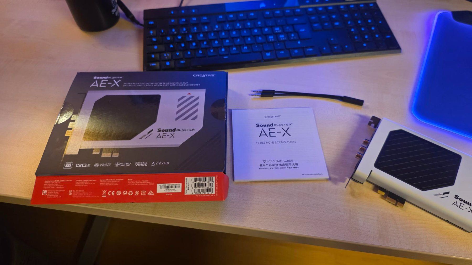 Creative Soundkarten: Creative Sound Blaster AE-X – Neu (gemäss Beschreibung) aus Bellmund von skessi