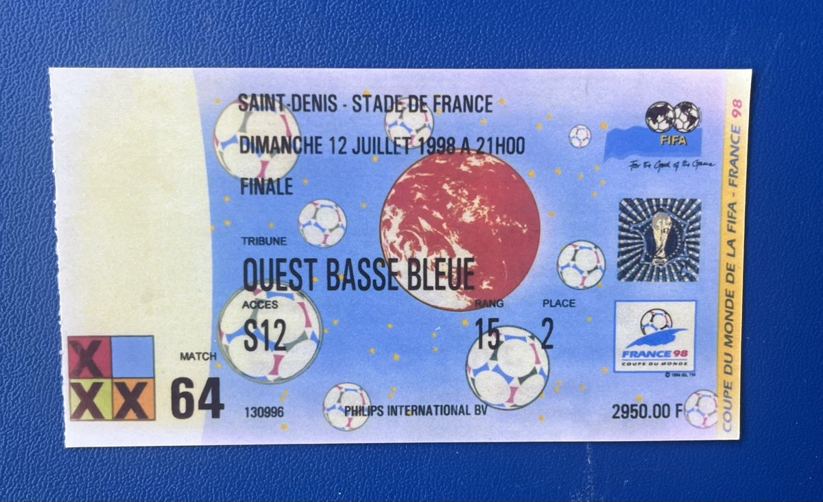 Biglietti: FUSSBALL FINAL TICKET 1998 – Usato da Münchenstein venduto da tschepo64