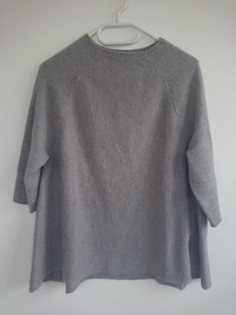 Damen Pullover Colours Gr. S Grau 3/4 Arm