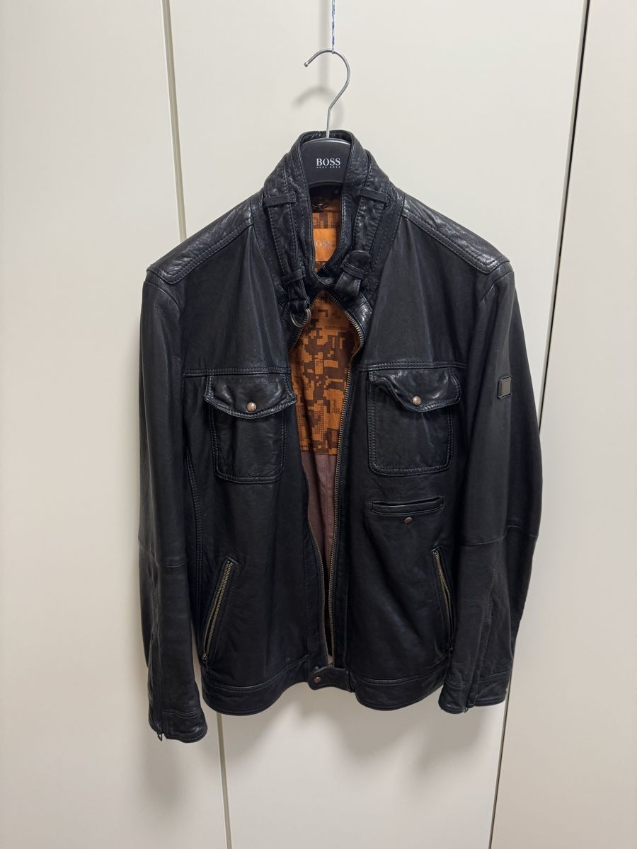 Hugo Boss Giacche: Hugo Boss Lederjacke – Usato da Birr venduto da Lifecycle_