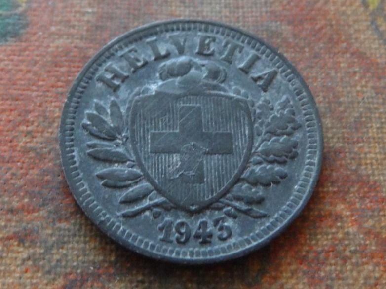 Tutti le monete: 2 Rp. 1943   (A) – Usato da Romanel-sur-Lausanne venduto da Swift13