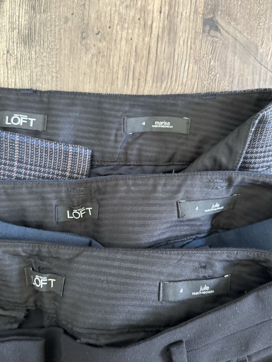 Lotti di vestiti: 3 Hosen Ann Taylor Loft US4 – Nuovo (secondo la descrizione) da Pfeffingen venduto da Twoa 2