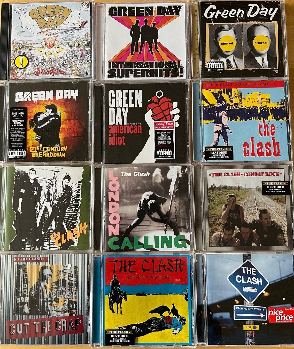 CD: PUNK - Greenday and The Clash auf 12 CDs – Usato da Zufikon venduto da h_s_8xnb