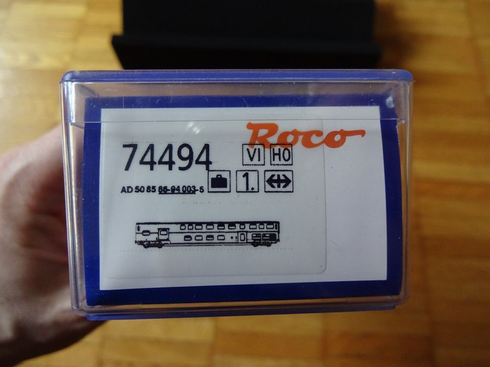 Roco 74494 SBB Doppelstockwagen, IC 2020 mit AC Achsen (Neu und ...