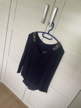 Dunkelblaue Bluse von Zara Grösse XS. Top Zustand !