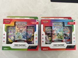 Pokémon First Partner Collection Set Serie 1 & 2 neu 🇬🇧