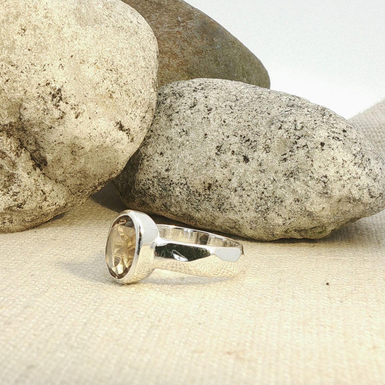 Olga Ribler Anelli: Rauchquarz Ring - Sterling Silber 925 - Grösse 54 – Nuovo (secondo la descrizione) da Luzern venduto da Schmuckoutlet 6