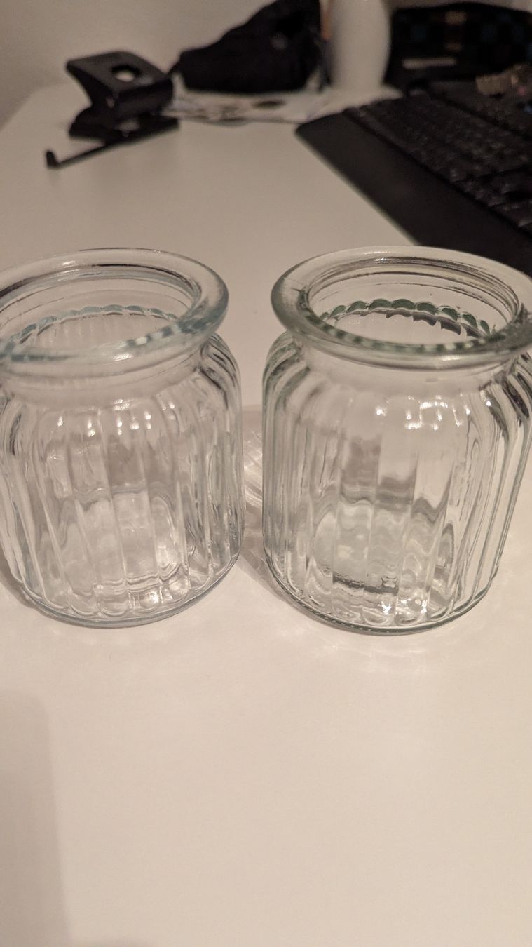 Bicchieri: Dekoglas / Kerzenglas gerippt transparent – Usato da Wettingen venduto da moritzq 1