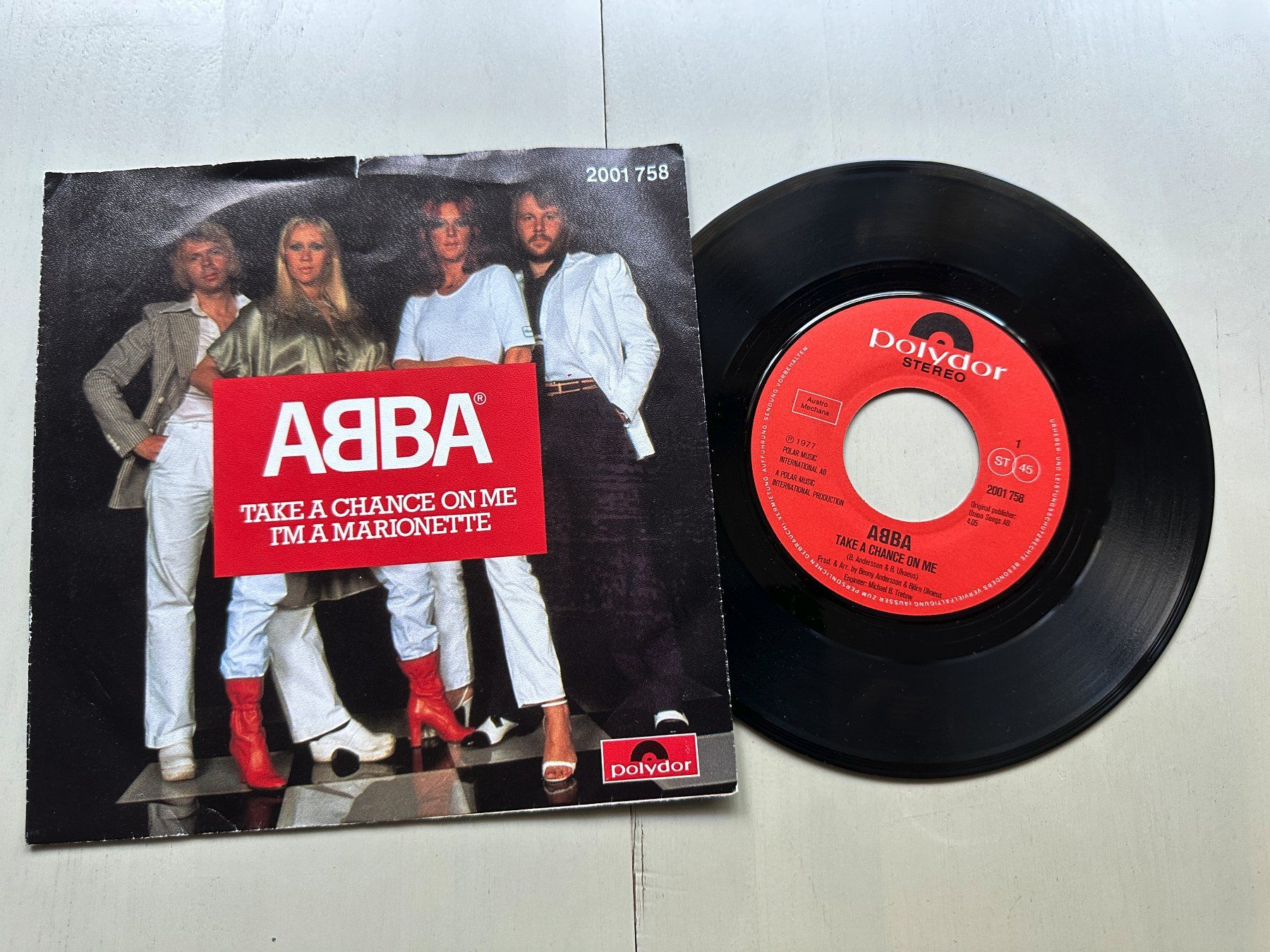 Dischi in vinile: ABBA rare Single Österreich Pressung Take a differnd Cover – Usato da Basel venduto da Partridge 1