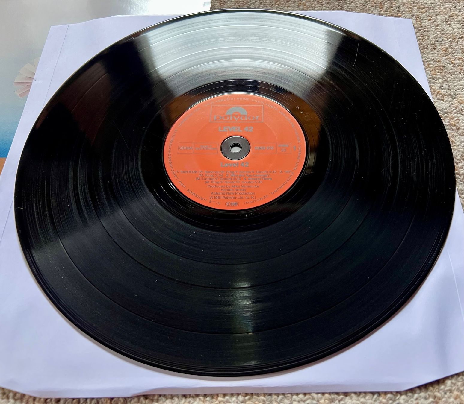 Dischi in vinile: Level 42 LP GEWASCHEN TOP ZUSTAND – Usato da Unterseen venduto da vinylmore 1