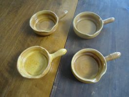 4x poêlons en terre cuite - Neufs
