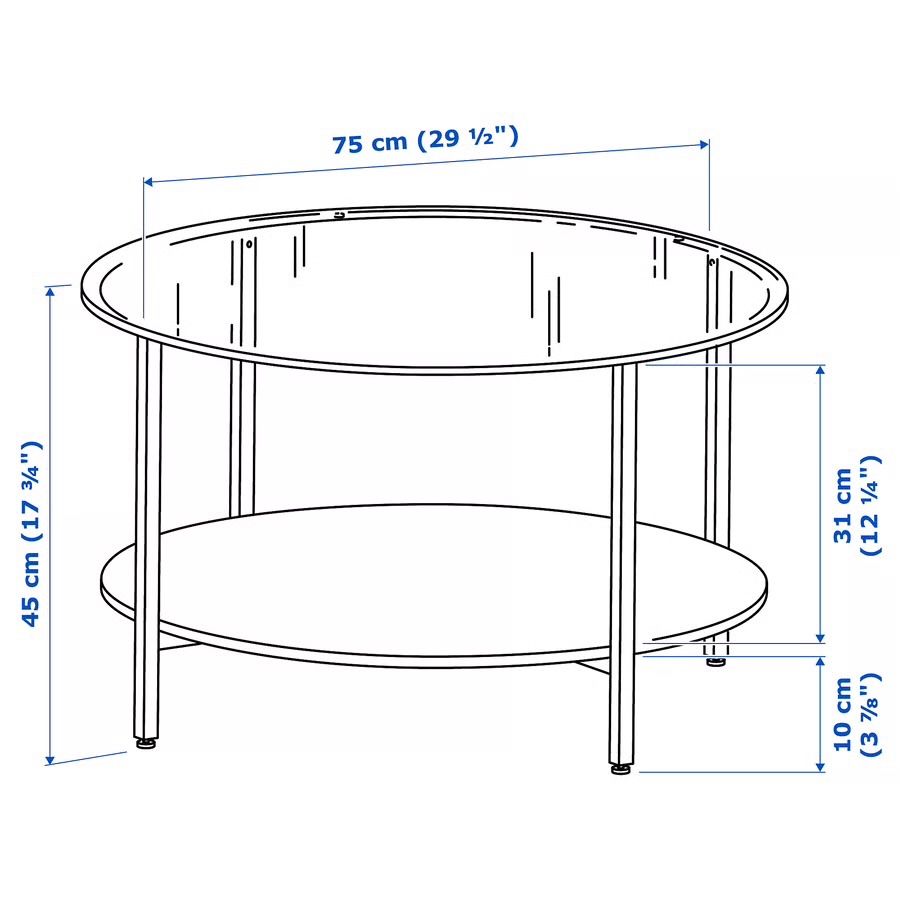 Ikea Tavoli: VITTSJÖ Couchtisch – Nuovo (secondo la descrizione) da Dübendorf venduto da dim_p5dc 2