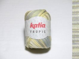 12 X WOLLE KATIA TROPIC FARBMIX GELB-BLAU-LOT-138-B