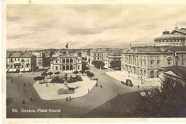 Genève - Place Neuve + 1933