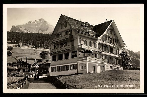 Ansichtskarten: AK Wildhaus, Pension Friedegg – Gebraucht aus Berlin von bartko-reher