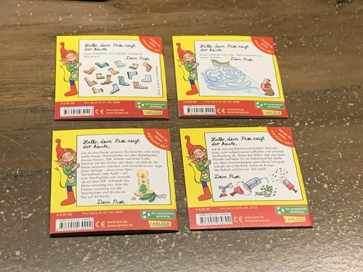 Libri: 4er Set Pixi Büchlein – Usato da Buus venduto da 2013dp 1