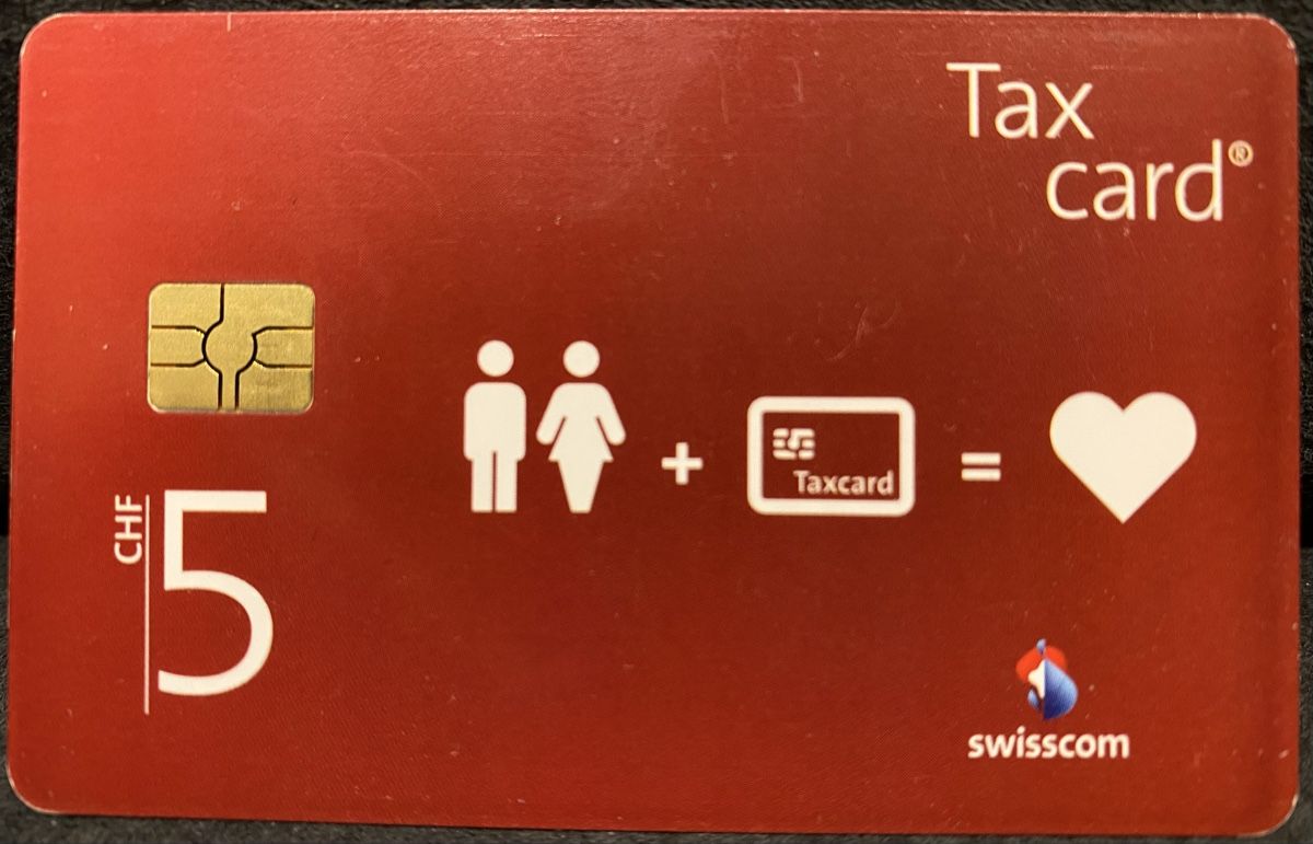 Schede telefoniche: Taxcard dos 1 – Usato da Lausanne venduto da babacard10