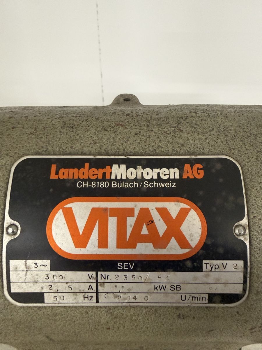Vitax Smerigliatrici & Lucidatrici: Bandschleifmaschine VITAX V2 – Usato da Sirnach venduto da S54Power 4